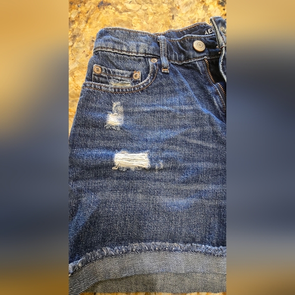 Aero Denim Shorts Sz 2 - Picture 10 of 10